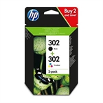 HP 302 Pack (X4D37AE) Cartucho tinta negro + color | HPB-302_R